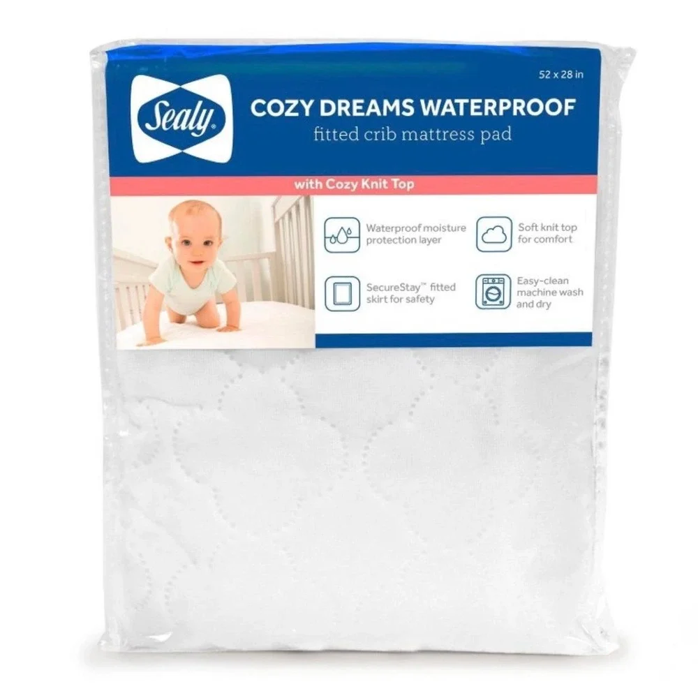 Sealy Crib/toddler bed waterproof mattress protector